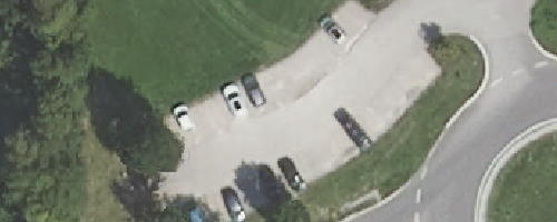 Luftbild Mitfahrparkplatz Villingen-Schwenningen