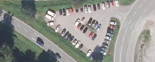 Luftbild Mitfahrparkplatz Offenburg (West)