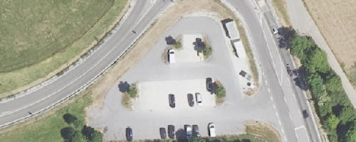 Luftbild Mitfahrparkplatz