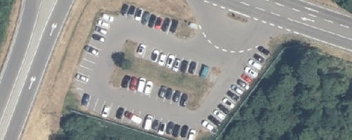 Luftbild Mitfahrparkplatz Horb am Neckar
