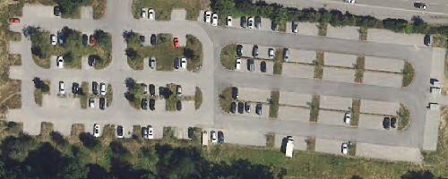 Luftbild Mitfahrparkplatz Pleidelsheim