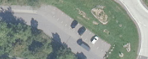 Luftbild Mitfahrparkplatz Hirschberg