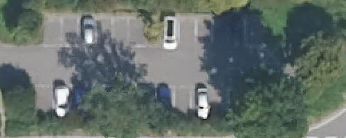 Luftbild Mitfahrparkplatz Schriesheim