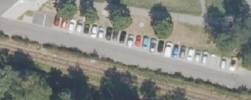 Luftbild Mitfahrparkplatz Müllheim/Neuenburg