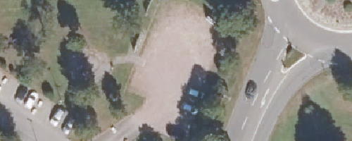 Luftbild Mitfahrparkplatz Ringsheim