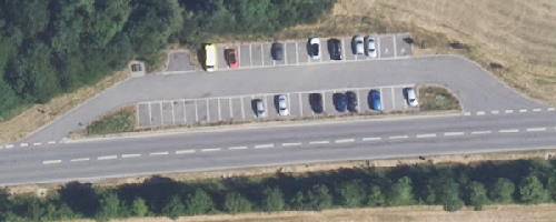 Luftbild Mitfahrparkplatz Boxberg