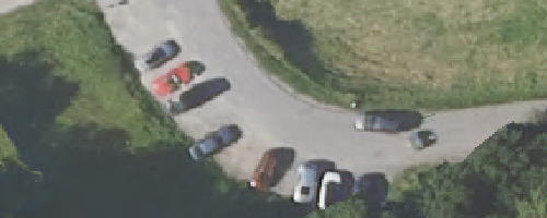 Luftbild Mitfahrparkplatz Kandern