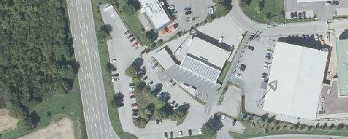 Luftbild Mitfahrparkplatz Rauenberg