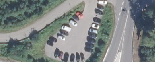 Luftbild Mitfahrparkplatz Appenweier (Ost)