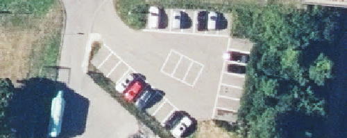 Luftbild Mitfahrparkplatz Aalen/Oberkochen