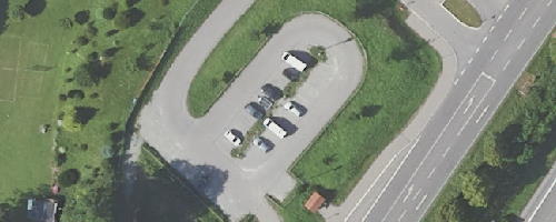 Luftbild Mitfahrparkplatz Leutkirch-Süd