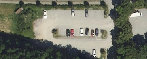 Luftbild Mitfahrparkplatz Ludwigsburg