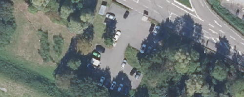 Luftbild Mitfahrparkplatz Appenweier (West)