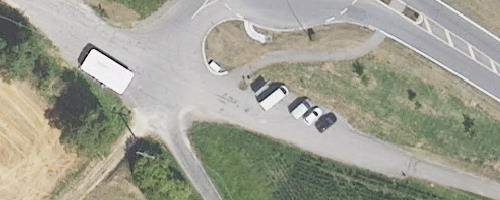 Luftbild Mitfahrparkplatz Hilzingen