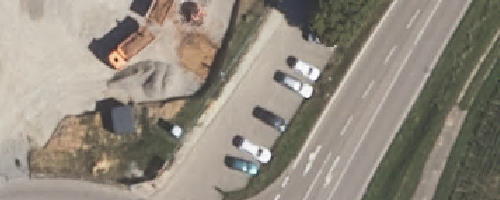 Luftbild Mitfahrparkplatz Ilshofen/Wolpertshausen