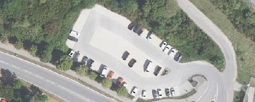 Luftbild Mitfahrparkplatz Engen