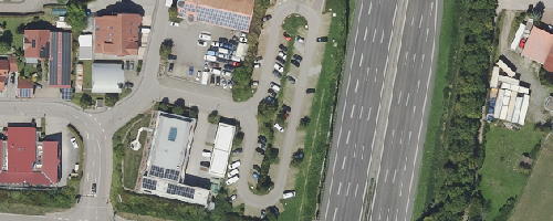 Luftbild Mitfahrparkplatz Heilbronn/Untergruppenbach